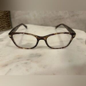 Coach HC6065 Confetti Brown Cat Eye Eyeglass Frames - no case